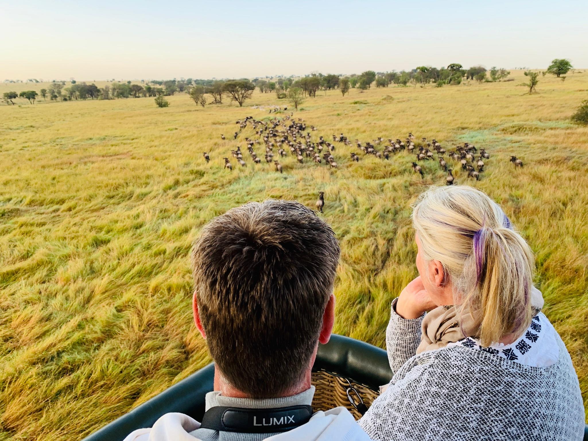 Tanzania safari with hot air balloon experience