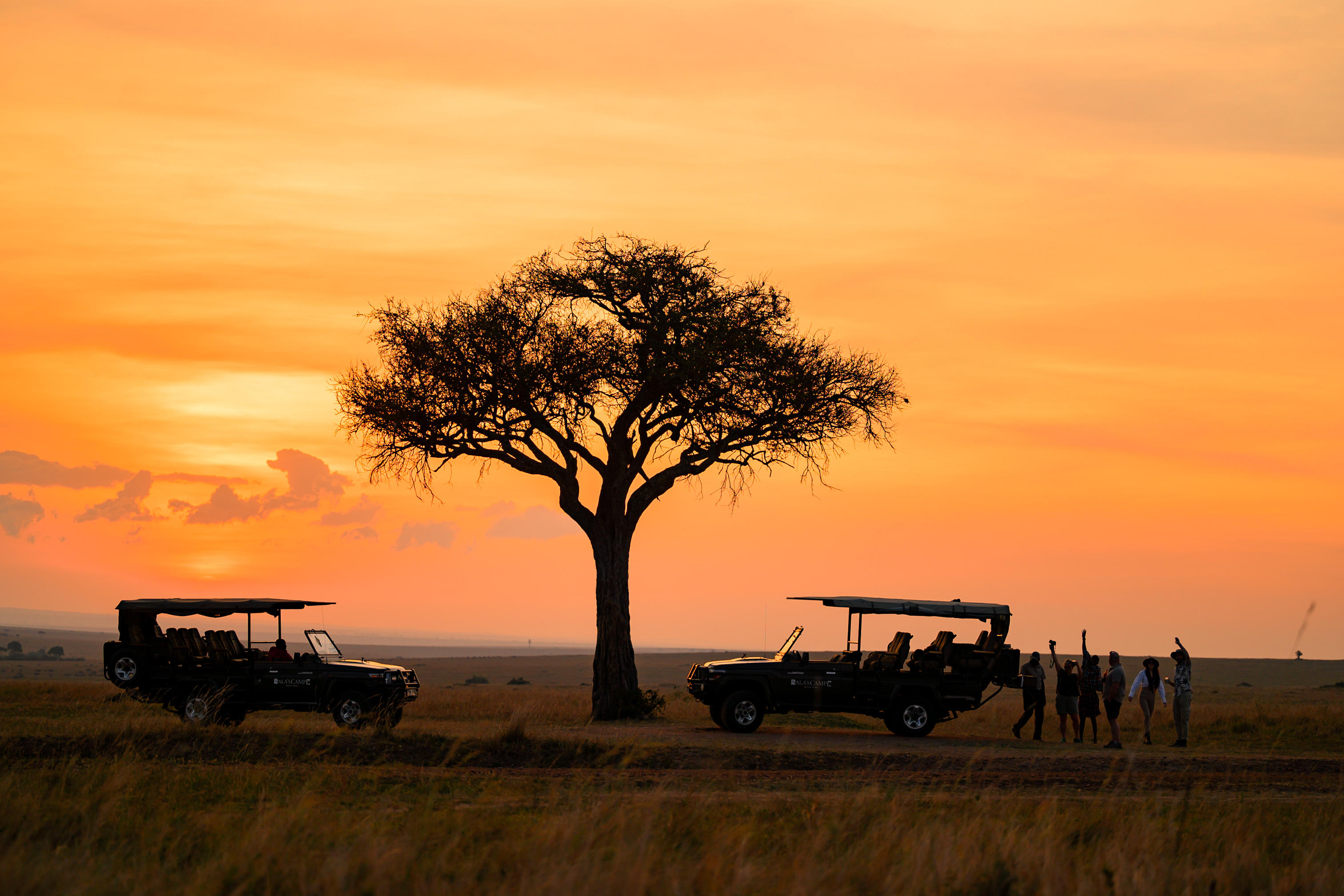 Sundowners in the bush