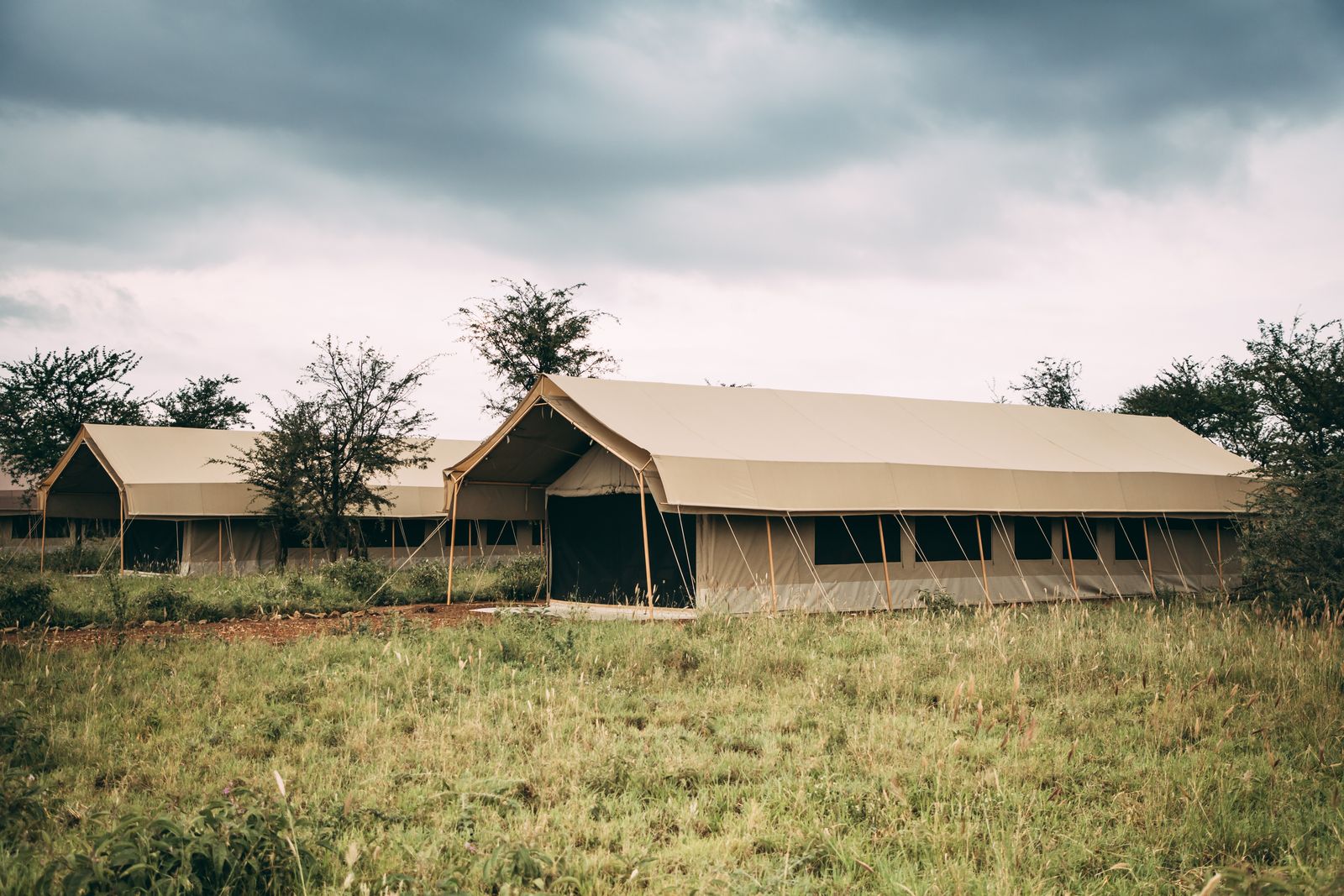 Tent interior at Tortilis Camp